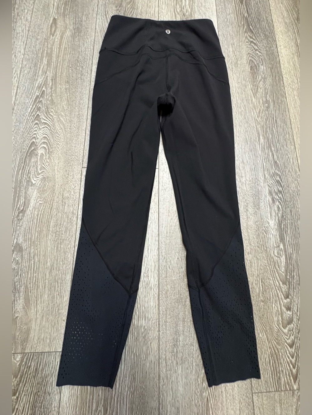 lululemon athletica Black High-Rise Laser-Cut Leggings